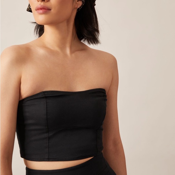 Anthropologie Maeve Tube Top and Wide Leg Pant Set - Picture 3 of 12